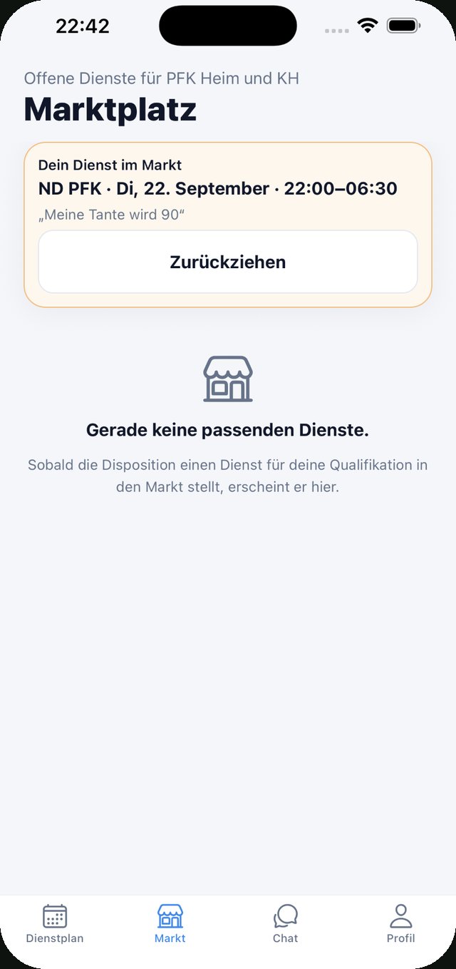 Sedona-App: Marktplatz mit offenen Diensten